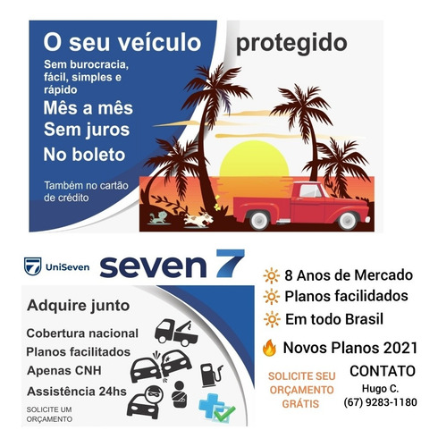 Imagem 2 de 3 de Estar Seguro É Ter Com Quem Contar!! Seven 7