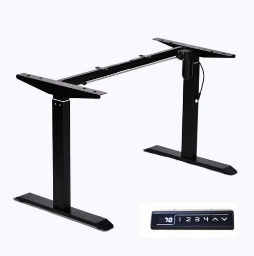 Escritorio De Altura Ajustable Eléctrico 120cm Base Negro