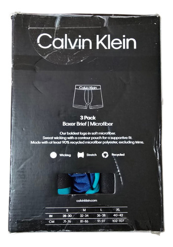 Calvin Klein Pack 3 Boxers Talla M