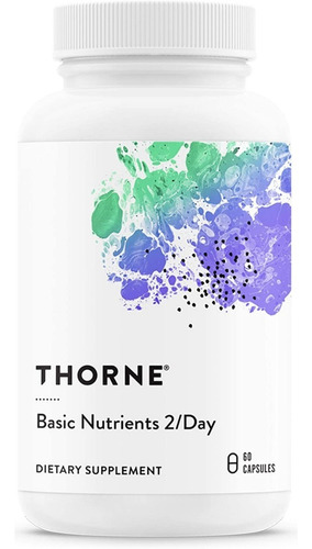 Thorne Research Vitaminas 60cps - Unidad a $4909