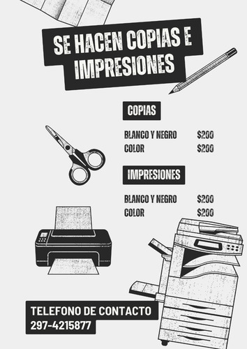 Impresiones Y Copias A Color O Blanco Y Negro
