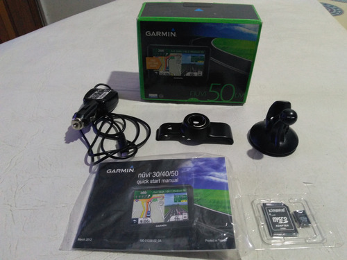 Gps Garmin Nuvi 50lm C/mem 2gb Completo En Caja Funcionando Negro Argentina (Reacondicionado)