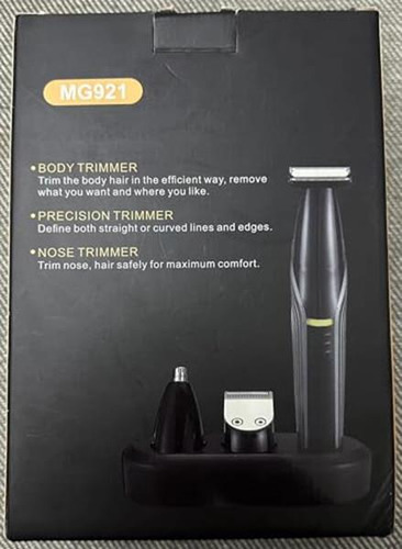 3 In 1 Electric Beard Trimmer For Men,wet/dry Body Shaver Gr