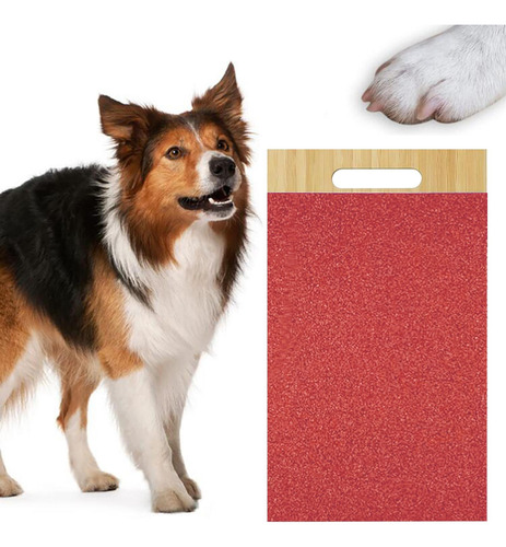 Almohadilla Para Rascar Para Perros, Garra De Molienda Rojo