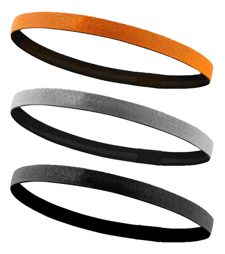 3 Diademas Deportivas Elásticas, Diademas Para El Pelo,