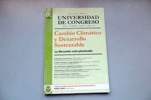 Cambio Climático Y Desarrollo Sustentable Univ Del Congreso