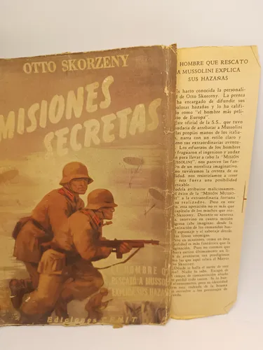 Misiones Secretas Otto Skorzeny. Hombre Rescató A Mussolini (Usado)