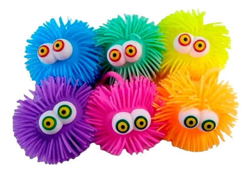Imagen 1 de 5 de Yo Yo Squishy Monstruo Apretable Estirable Antiestrés Luz