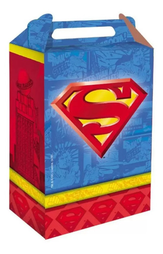Caixa Surpresa Festa Superman - Contém 8 Unidades - Festcolo