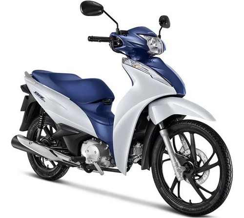 Moto Honda Biz 125 Azul 2024 2024 0km Com Garantia