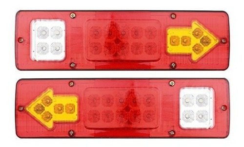 Focos Led Trasero 12v Camion Tricimoto Remolque Arrastre