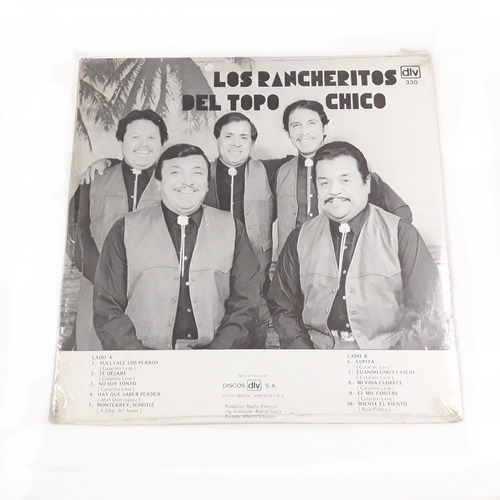 Los Rancheritos Del Topo Chico - Suéltale Los Perros / Lp