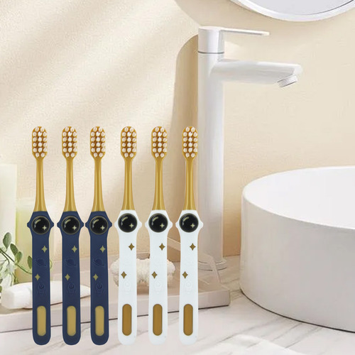 Juego De 6 Cepillos De Dientes Con Temática Espacial The Uni