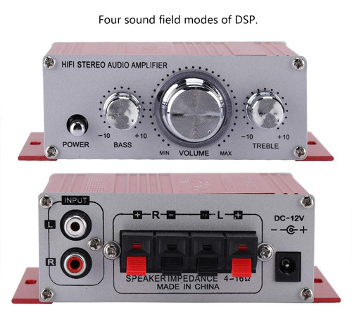 Amplificador De Audio Estéreo Pomya Hy-2001 Mini Digital Hif