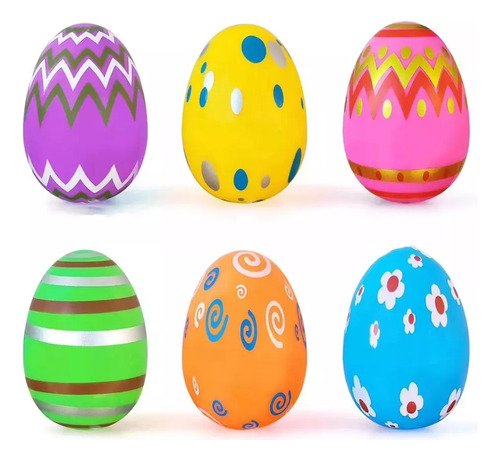 30 Piezas De Huevos De Pascua Rellenos De Plástico