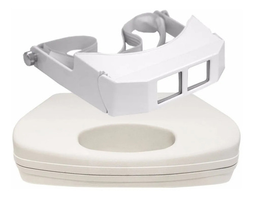 Imagem 1 de 6 de Lupa De Cabeça Pala Aumento 5x Visor Articulado Estética