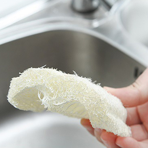 Cepillo De Fibra Superfina Q Natural Loofah Luffa Loofa Para