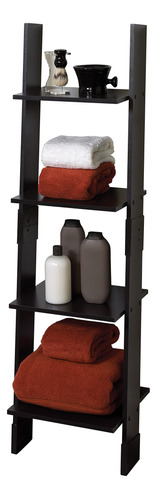 Zenna Home Torre De Lino De Baño Estilo Escalera, Espresso