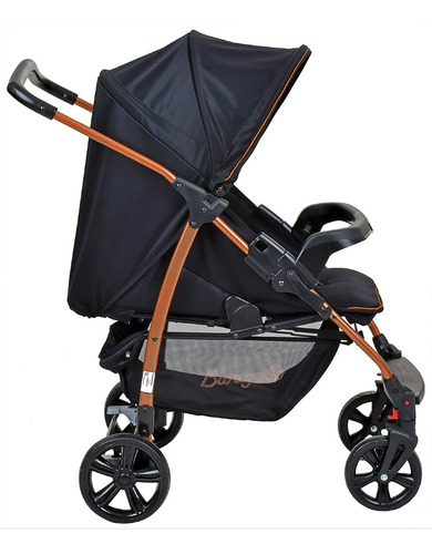 Carrinho De Bebê Travel System Ecco Preto - Burigotto