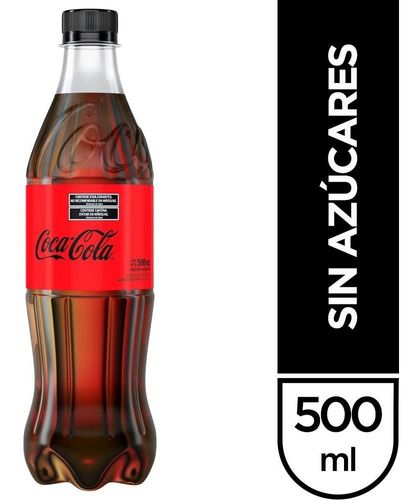 Gaseosa Coca-cola Sin Azúcares 500 Ml