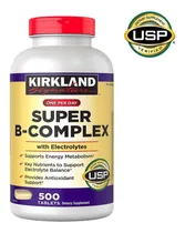 Comprar Kirkland Super B-complex Con Electrolitos 500 Tabletas De Complejo B Ayuda A Mantener Un Sistema Nervioso Saludable Y Convertir Los Alimentos En Energía Mientras Que La Vitamina C Apoya La Salud