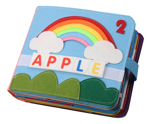 Story Cloth Book Educativo Preescolar Juguete Sensorial