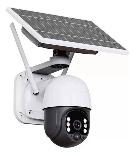 Camara Con Panel Solar Wifi Inteligente 