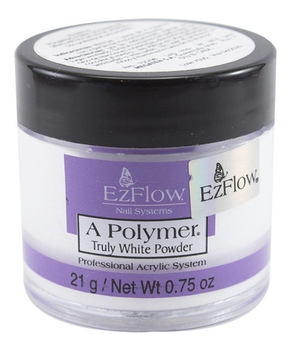 Polimero Polvo Acrilico Ezflow Truly White Blanco X 21 Gr