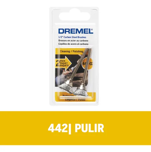 Cepillo De Acero Carbono 12,7 Mm Para Oxido Dremel 442