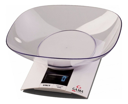 Balanza de cocina digital GA.MA Italy SCK 500 pesa hasta 3kg blanca