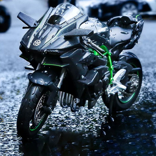 Modelo De Juguete Maisto 1:18 Kawasaki Ninja H2r Para Motoc