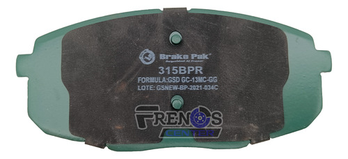 Pastilla Freno Del Brake Pak  Para Kia Sportage Revolution