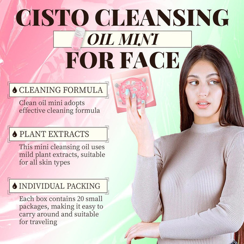 Aceite Limpiador Cistos Mini, Aceite Desmaquillante Cissto,