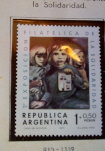 (5) Estampillas Argentinas Nuevas 1971/1973 Uba Y Más