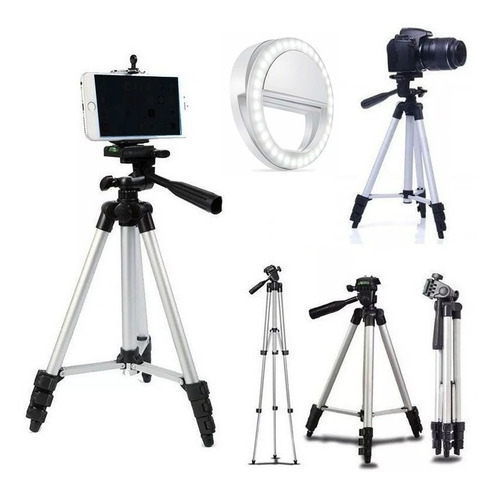 Imagen 1 de 8 de Tripode Fotografia 1 Metro Aluminio Camara Celular Video