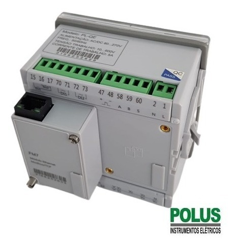 Analisador De Energia Trifásico C/ethernet Tcp/ip + Relátori