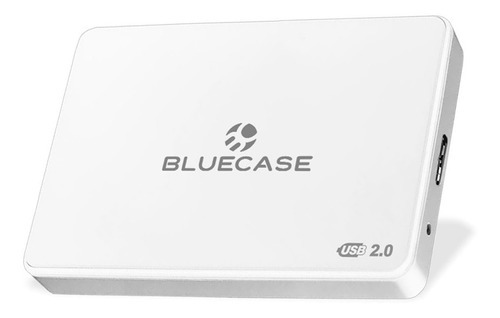 Case Para Hd Ssd Sata 2,5 Usb 2.0 Branco Bluecase Externo