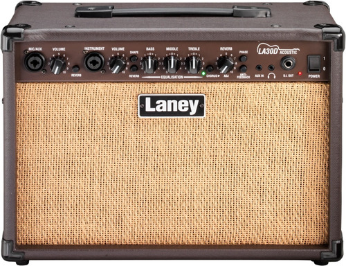 Amplificador Combo De Guitarra Acústica 30w Laney La30d Color Cafe