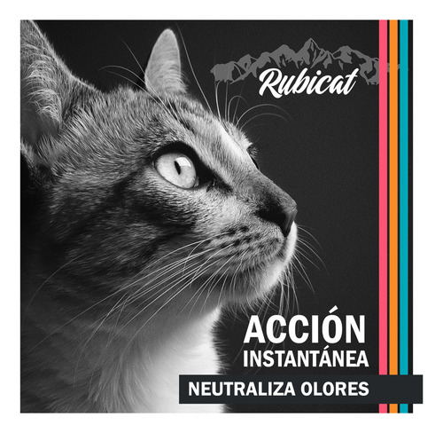 Piedra Super Premium Rubicat Sensitive Arena Aglomerante 5kg