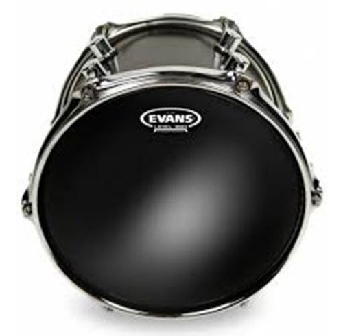 Evans Tt08chr Parche Tom Golpe 8 PuLG Negro/cromo Bateria