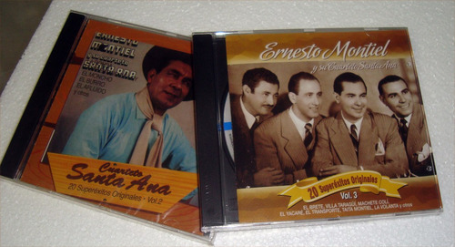 Ernesto Montiel Cuarteto Santa Ana Combo 2 Cd Sellado  Kktus