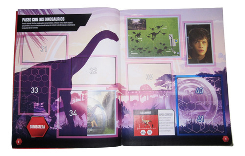 Álbum Jurassic World (usado Con 31 Lam) + 10 Sobres
