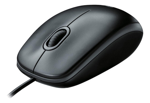 Ratón Óptico Usb Logitech B100, Negro