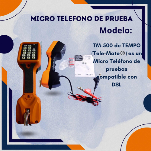 Micro Teléfono De Prueba