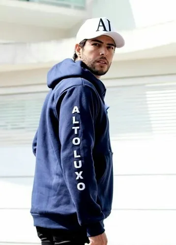 Blusas masculinas moletom forradas com sale ziper