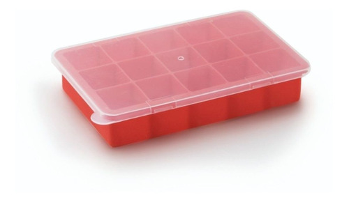 Forminhas De Gelo Silicone Com Tampa 15cubos Sem Bpa Papinha