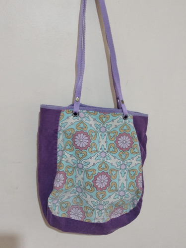 Cartera Bolso De Diseño Violeta 