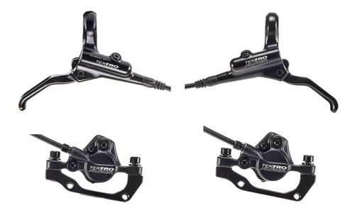 Kit Freno Disco Hidráulico Del/tras Tektro Auriga Hd-m290-cu