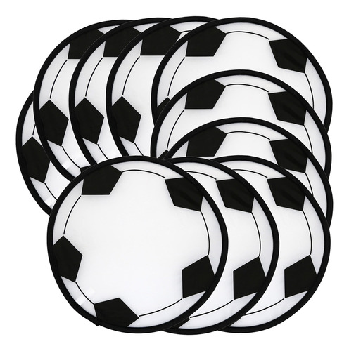 Iconikal Disco Plegable Bolsillo Volador Futbol Americano 10