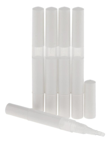 Nuevo 5 Bolígrafos Vacíos De Aceite For Uñas De 3 Ml, Tubos